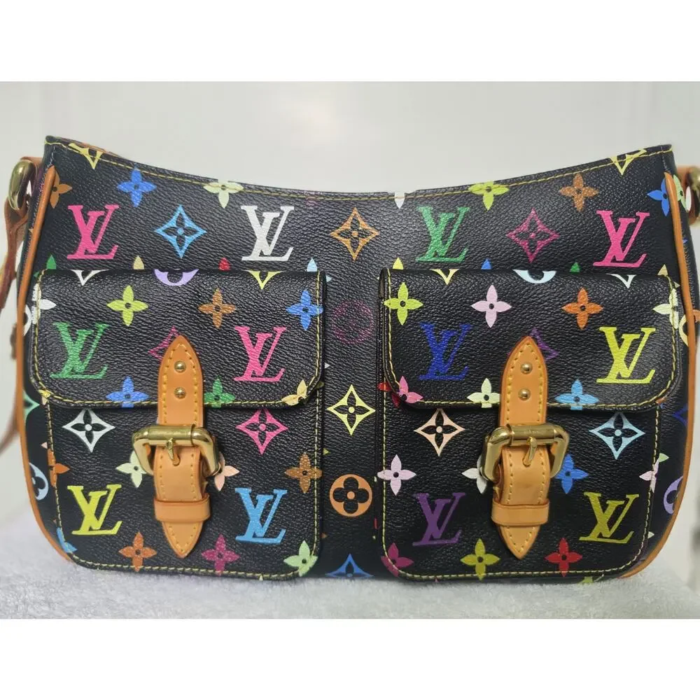 Louis Vuitton Monogram Multicolore Black Murakami Rina Crossbody w/COA